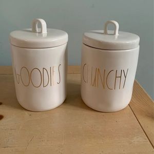 Rae Dunn Gold Letter Canisters 2